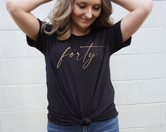 Forty Shirt, 40th Shirt, 40 Tee, 40th Birthday Gift, 40th Birthday Shirt, 40th Birthday Tee, 1984 Birthday Shirt