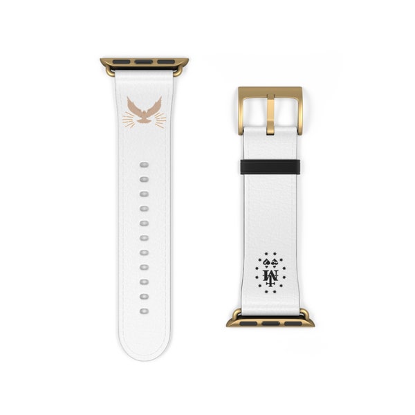 Miraculous Medal AppleWatch Band Series 9/8/7/6/5/4/3/2/1/SE/Ultra, Apple WatchBand 38mm, Apple WatchBand 42mm, Catholic Gift