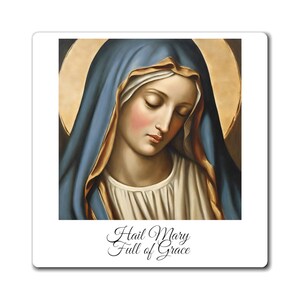 Virgin Mary Fridge Magnet: Catholic Home Decor