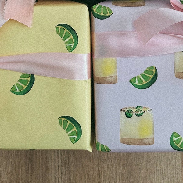 Bumble Bee BUZZ Wrapping Papers (Margarita & Lime)