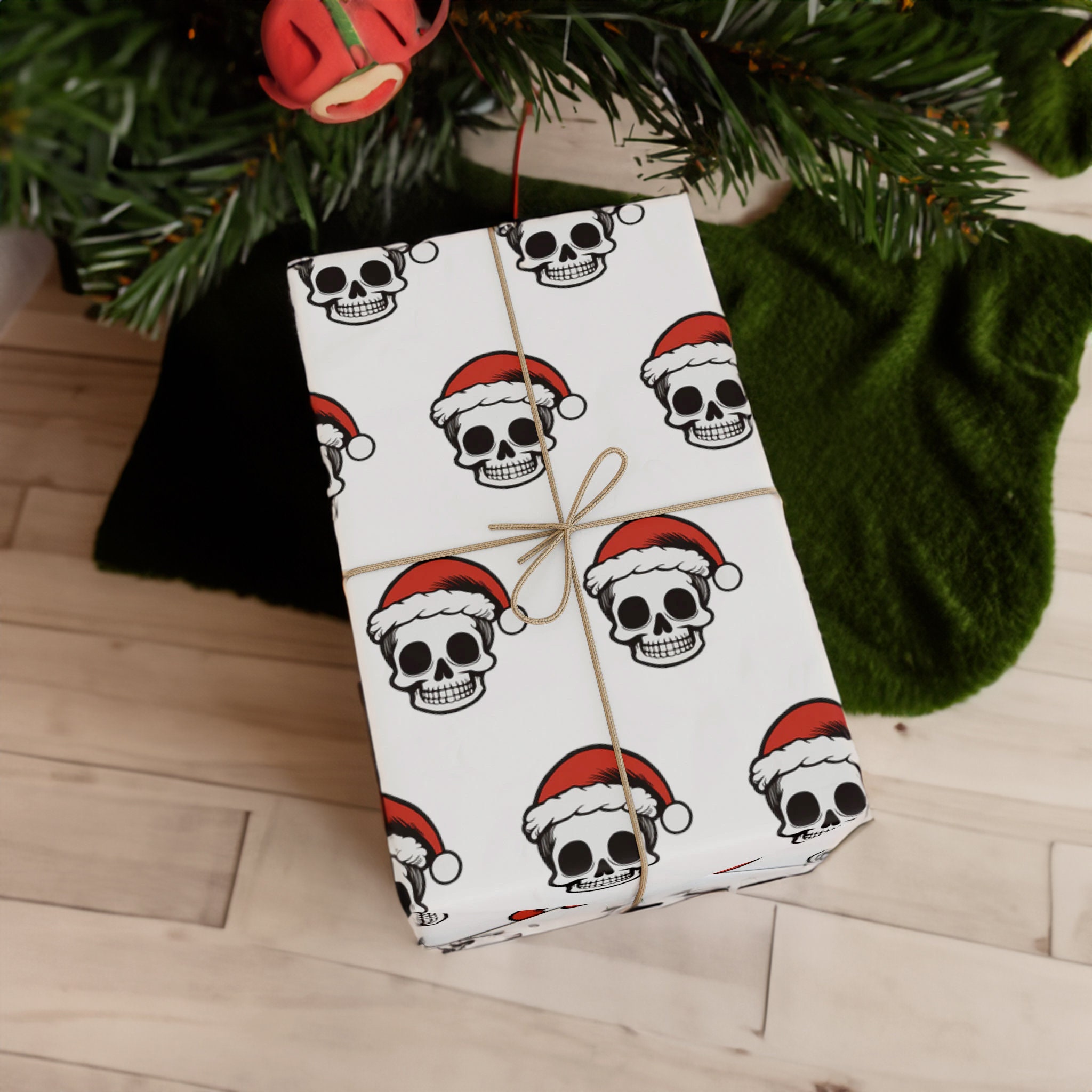 Rock and Roll Soul Skull Premium Gift Wrap Wrapping Paper Roll