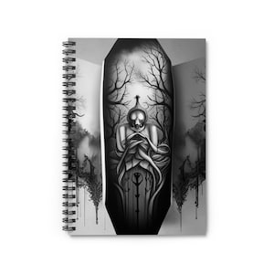 Goth Spiral Notebook - Ruled Line