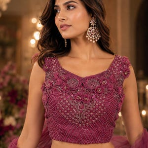 Designer Lehenga Set | Hans work Embroidered Designer Lehenga l
