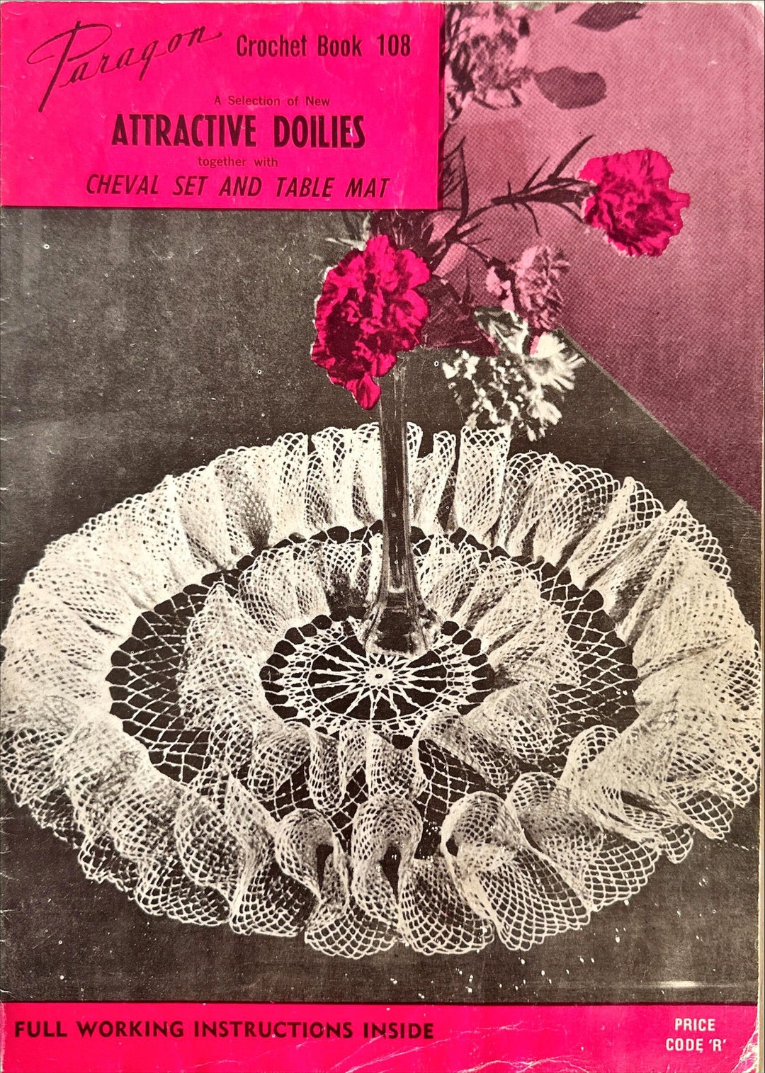 Paragon - Crochet Book 108 Attractive Doilies - Vintage Crochet ...