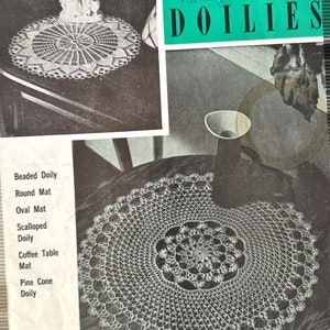 Paragon - Crochet Book 129 Doilies - Vintage Crochet Patterns - DIGITAL FILE ONLY
