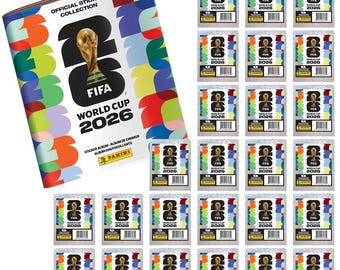 Fifa Cup World 2026 Panini Album + 25 Packs Stickers