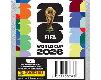 Panini Fifa Cup World 2026 Oficial Sticker Pack - 7 Stickers