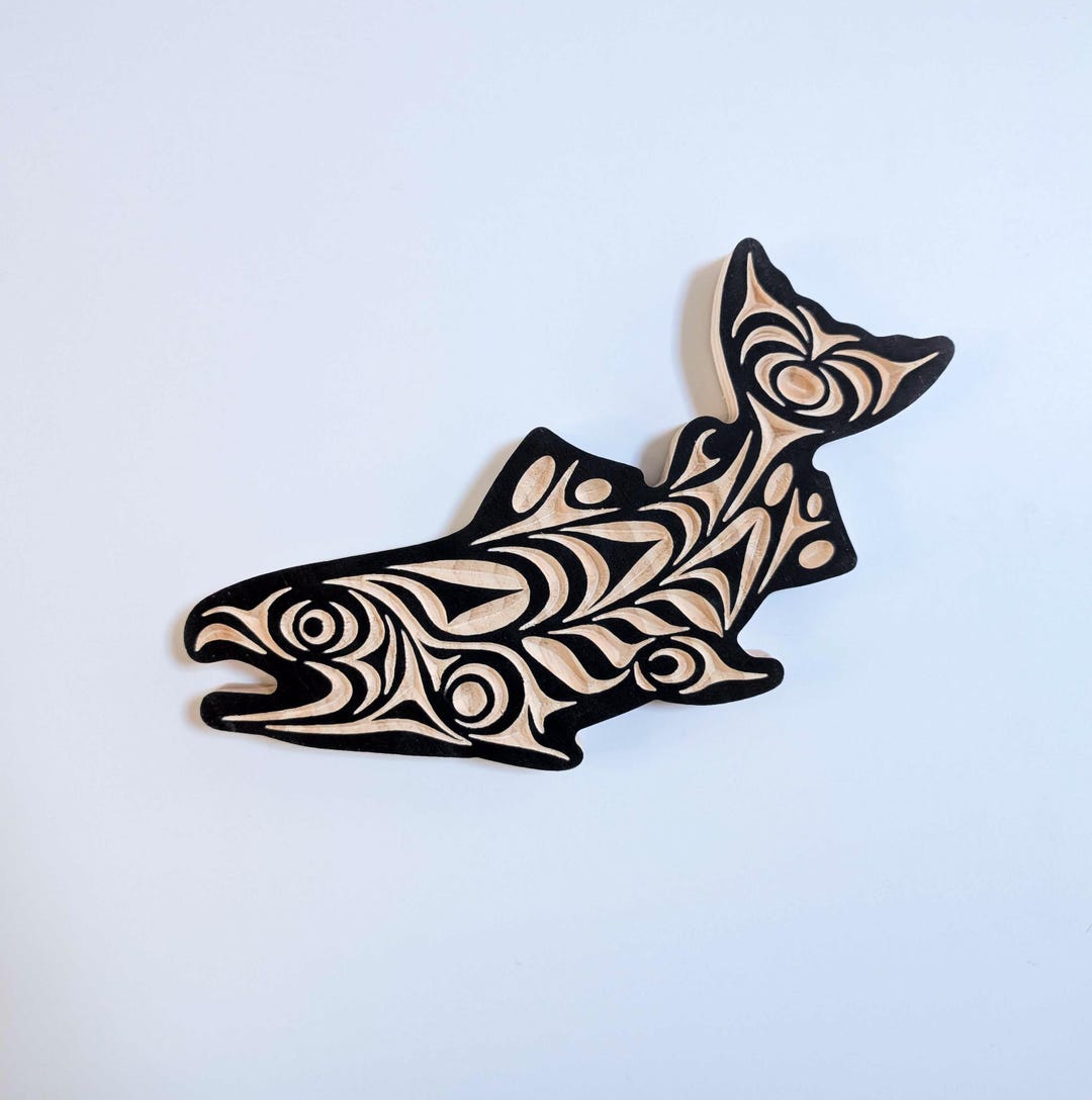 Coast Salish 'king Salmon' Indigenous Design by Joe Wilson Pacific