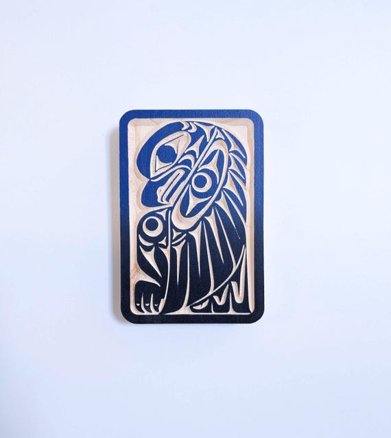 Coast Salish 'eagle' Indigenous Design by Angela Kimble Pacific