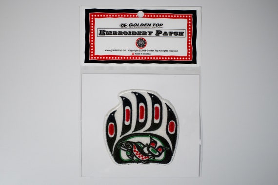 Indigenous 'bear Paw' Design by Gene Suyu | Iron-on 9cm