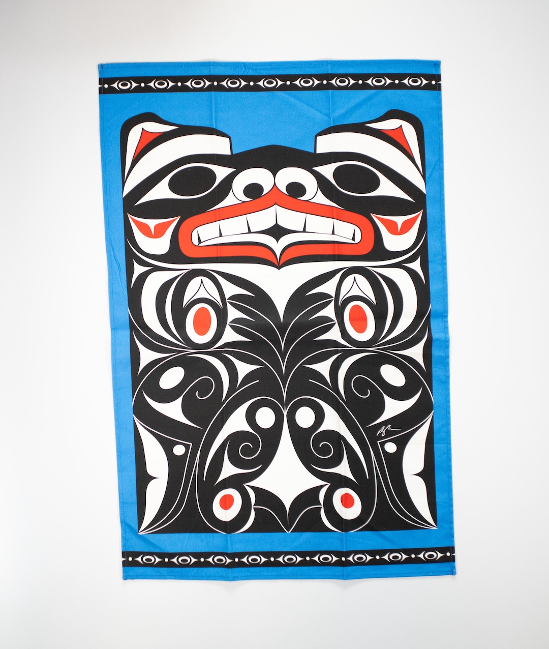 Coast Salish 'formline Bear' Indigenous Design by Douglas Horne Large ...