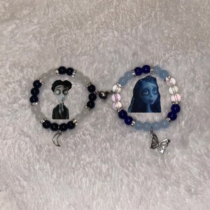 Victor und Emily Corpse Bride passende Armbänder