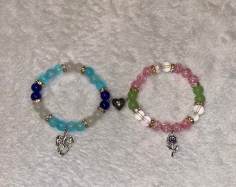 Chihiro and Haku Spirited away matching bracelets