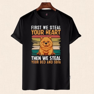 Lustiges Chow Chow Shirt, lustiges Hundeshirt, Hundeliebhaber Shirt, Hundebesitzer Geschenk, süßes Hundegrafik-T-Shirt, Geschenk für Tierliebhaber, süßes Chow Chow Geschenk