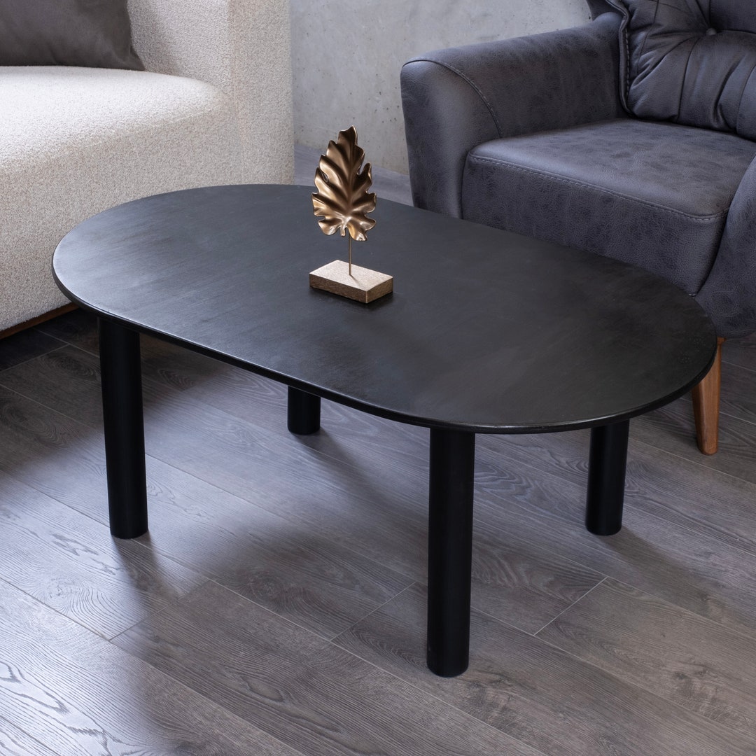 Handmade Round Coffee Table Mid Century Modern Furniture for Etsy