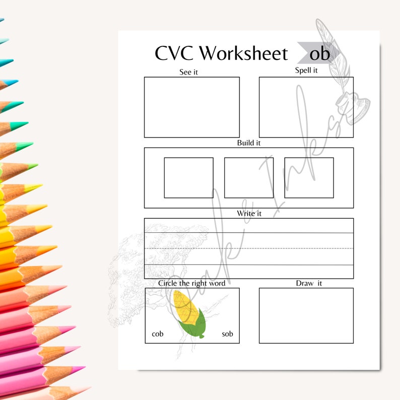 CVC Reading Comprehension | Learning | Kindergarten | Homeschool | Easy ...