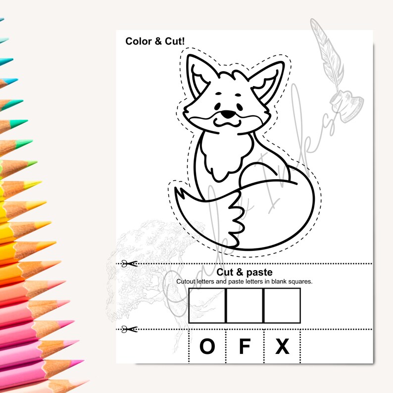 Scissor Practice Worksheets Printable Kindergarten - Etsy