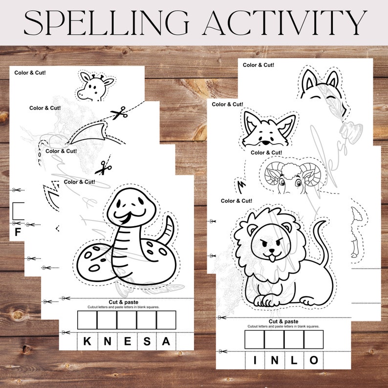 Scissor Practice Worksheets Printable Kindergarten - Etsy