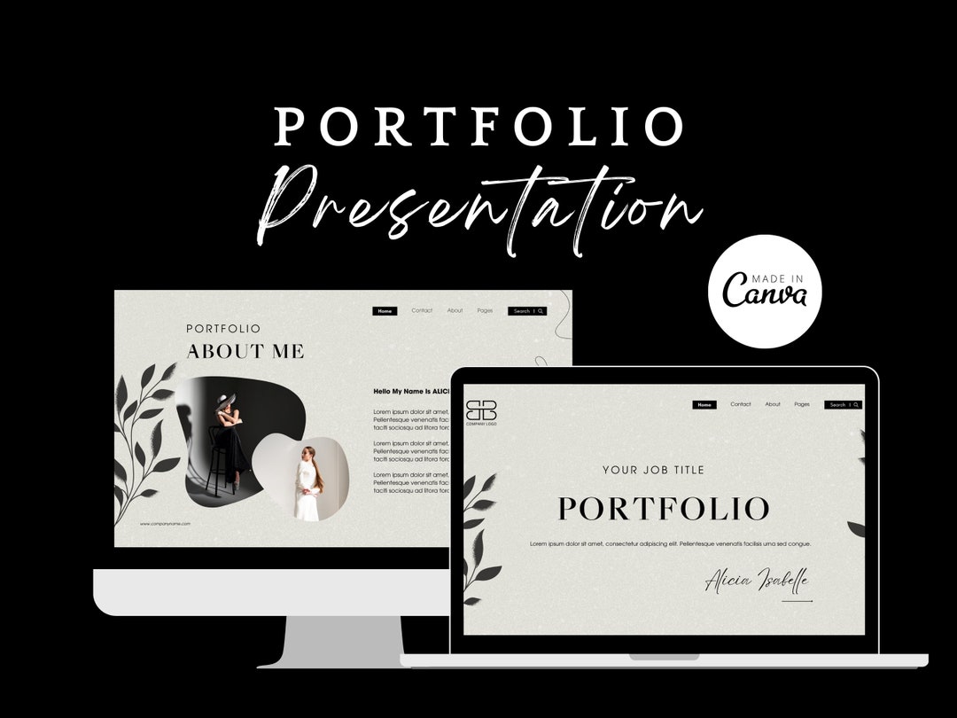 Portfolio Presentation, Portfolio Presentation Slide Template ...