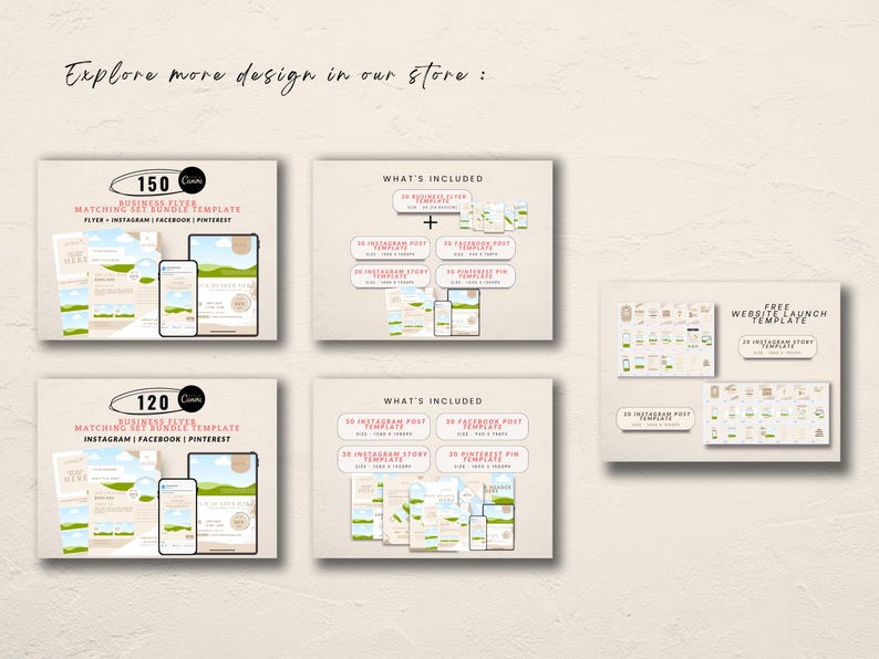 Canva Business Flyer Template: Editable Marketing Designs (Digital Download) image 8
