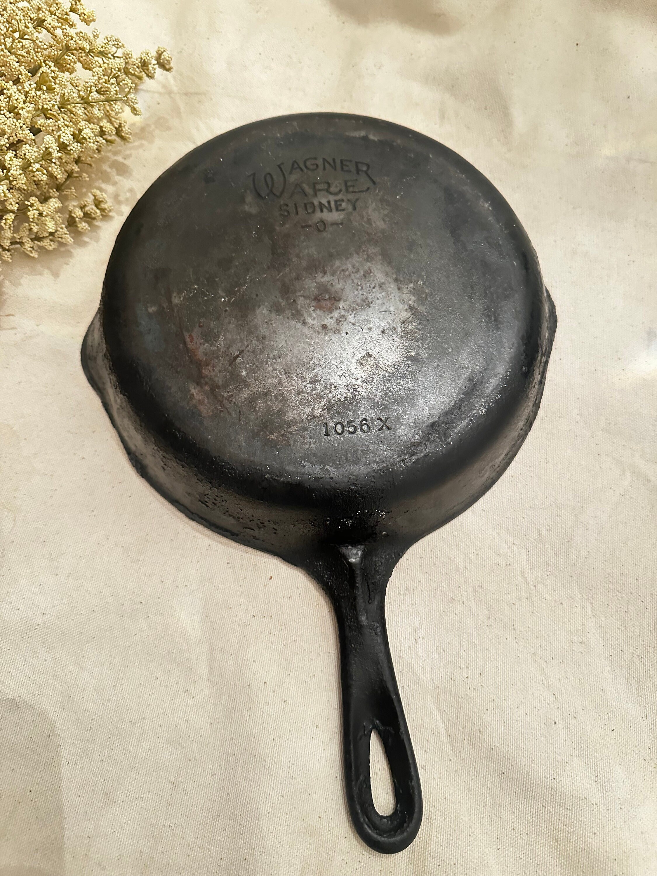 キッチンスケール　ビンテージ PERSINWARE 501 オーストリア製 Wagner Ware Sidney Ohio Cast Iron Skillet-1056x-1920's Production