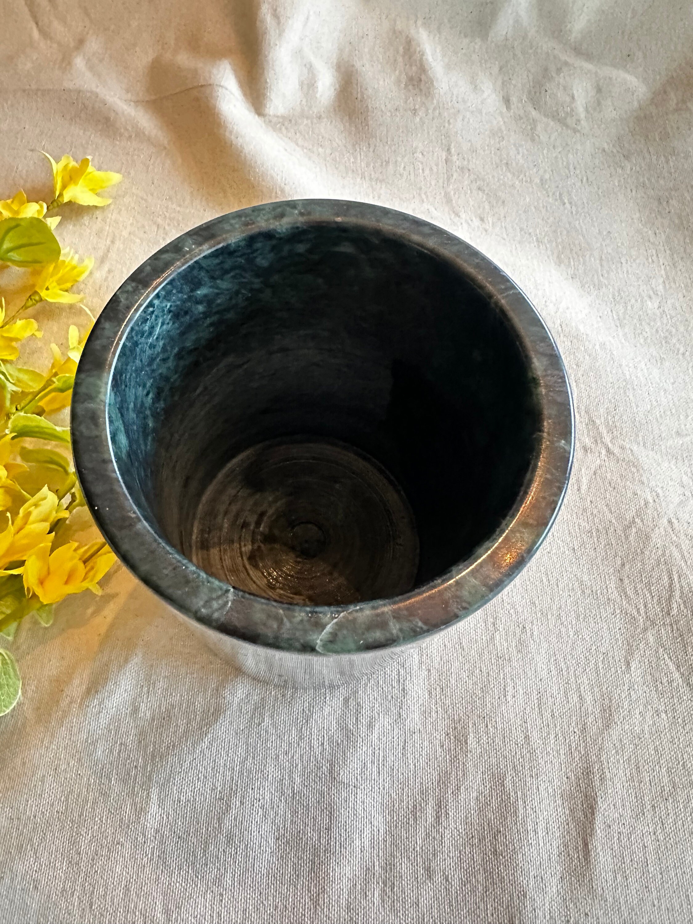 Green Marble Wine Chiller Champagne Chiller Dark Green Veining Chiller