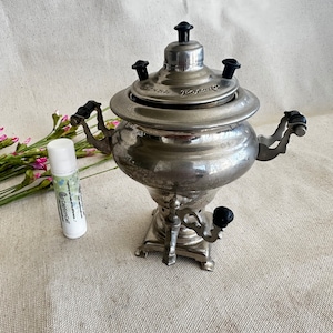 Miniature Samovar-Vintage silver Samovar-Russian Samovar-Small Samovar Tea
