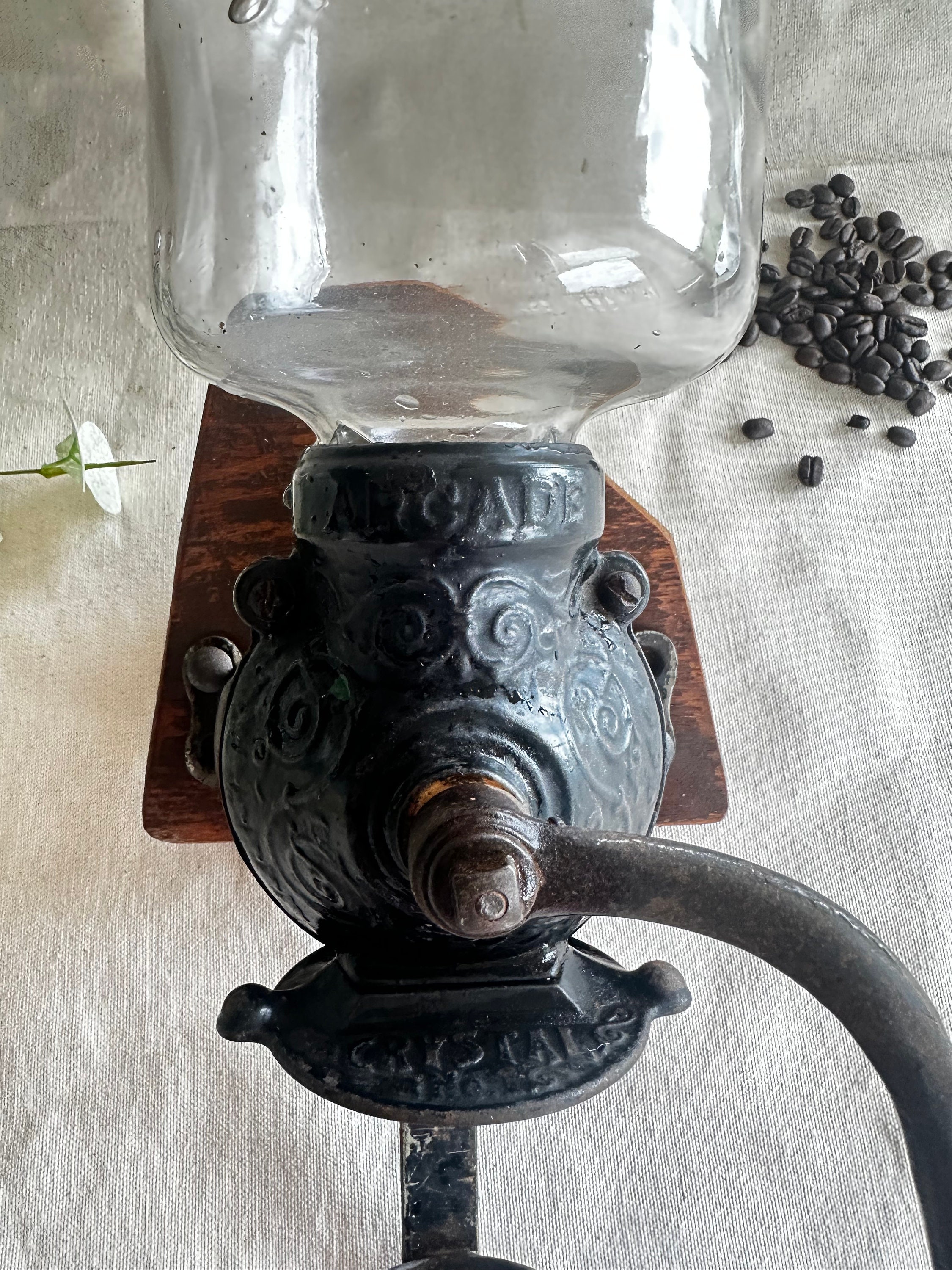 Arcade Crystal No. 1 Antique Coffee Grinder vintage Crystal Arcade coffee Grinder Collector cast Iron Arcade Crystal Etsy Canada