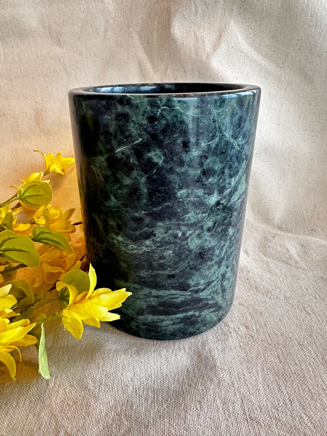 Green Marble Wine Chiller Champagne Chiller Dark Green Veining Chiller