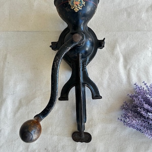 Antique Enterprise Mfg Co. No 1 Phila USA Coffee Grinder-Enterprise 2149-Vintage Coffee Grinder 1800&#39;s-Cast iron-Original Paint