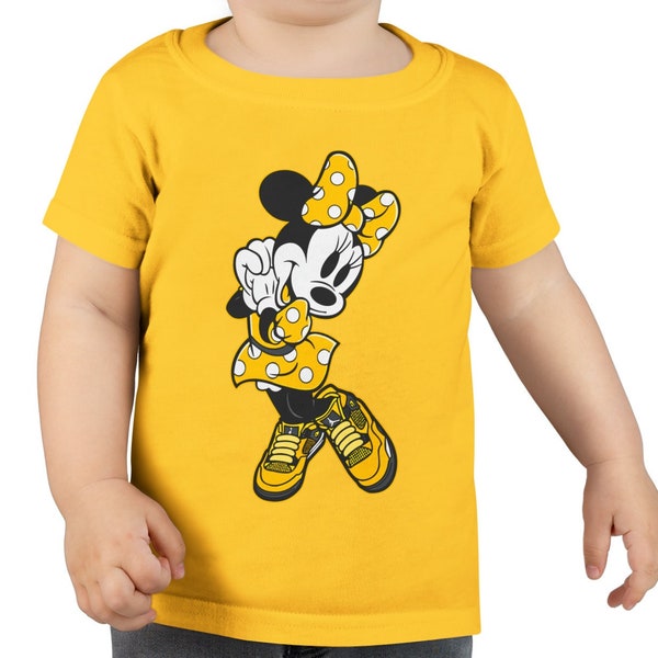 Cool mouse sneaker Toddler T-shirt, Sneaker Match tee, Cute Retro cartoon T shirt, Cute Graphic shirt for lil bae, vintage top for baby girl