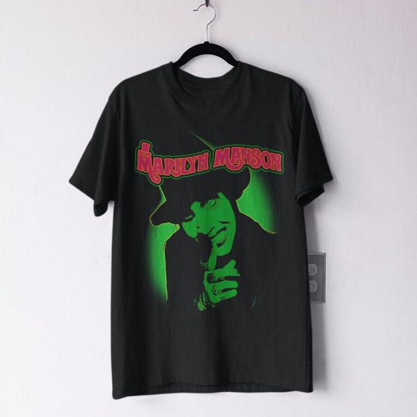 Marilyn Manson Smells Like Children shirt, Brian Warner Legend tee, Willy Wonka MM Graphic, The Tunnel Song, Unisex 90's Dope Hat T-Shirt