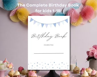 The Complete Birthday Book (BLUE)