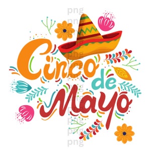 Cinco De Mayo png sublimation design download, Mexican png, cinco de mayo, sombrero png, Mexico png, sublimation designs download