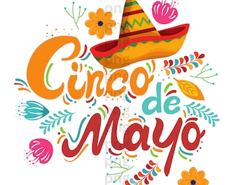 Cinco De Mayo png sublimatie ontwerp download, Mexicaanse png, cinco de mayo, sombrero png, Mexico png, sublimatie ontwerpen downloaden