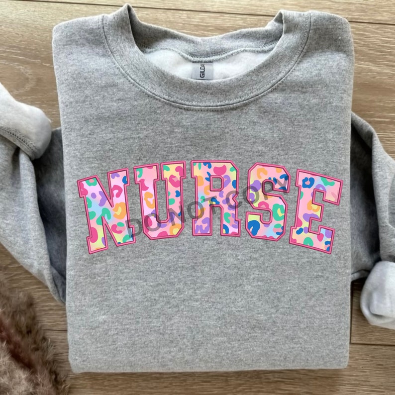 Nurse (Varsity) - PIGMENT Crewneck main image 1