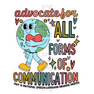 Nationale toespraak-taal-hoormaand, png, pleitbezorger voor alle vormen van communicatie PNG, Globe PNG, spraaktaal PNG, digitale download