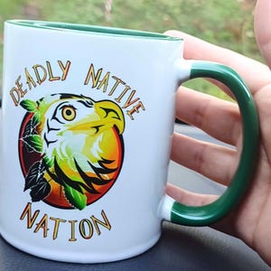 Native Nation Eagle Colorful Mugs, 11oz