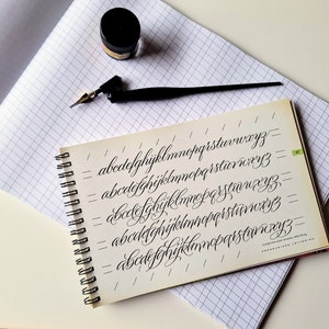 Speedball Complete Calligraphy Kit made in Canada, A4 Writing Pad + Instructional Book Included, Calligraphy Set