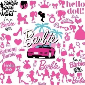 Barbie Sublimation Ready to press prints