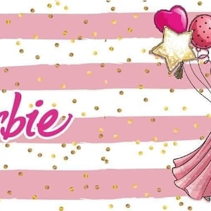 Barbie sublimation prints ready to press
