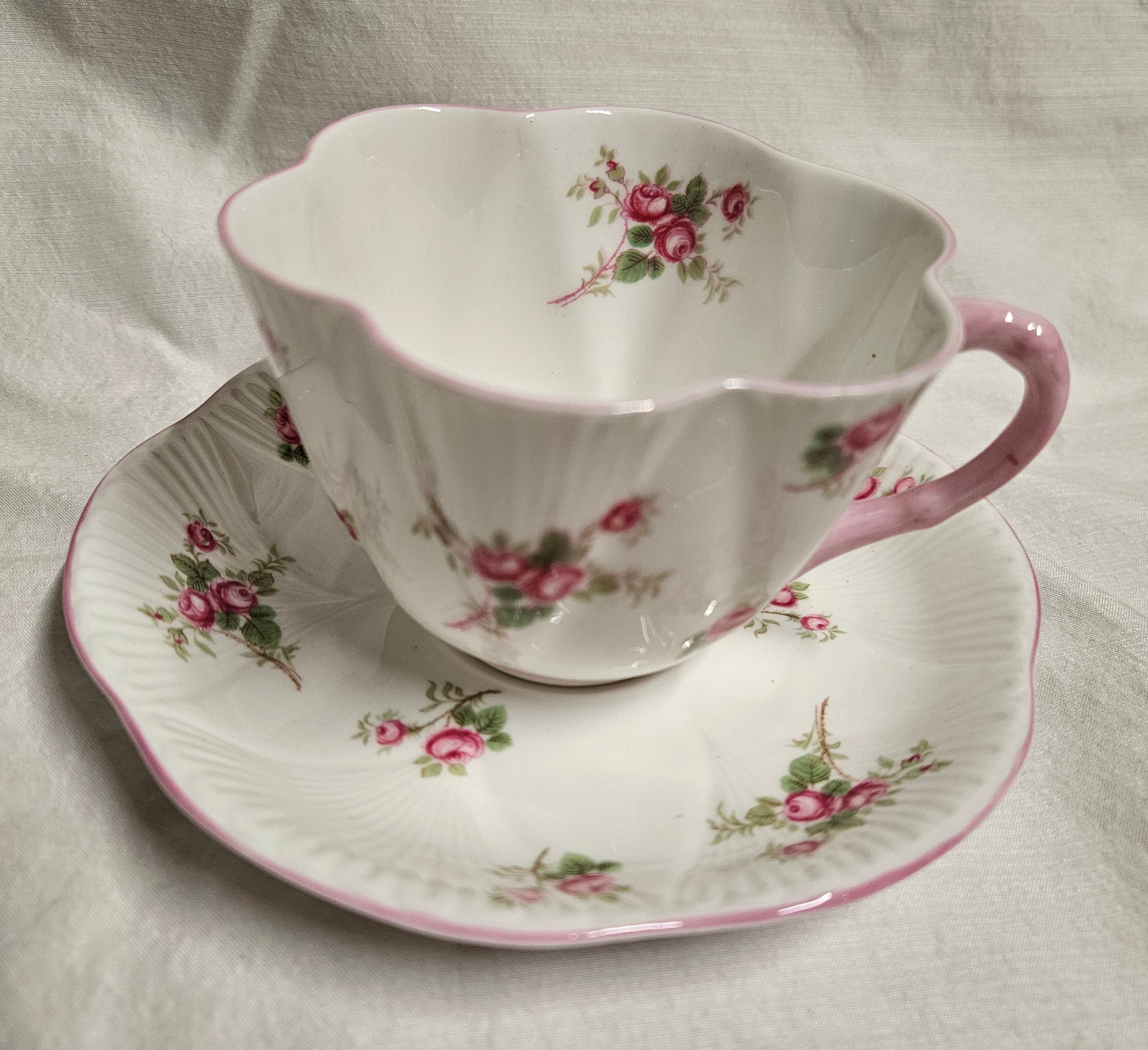 英国シェリー　クイーンアン　Dainty Rose　BBプレート　F6 英国シェリー クイーンアン Dainty Rose BBプレート F6