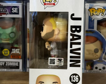 Funko J Balvin Funko Pop! Rocks J Balvin Figure “green Hair