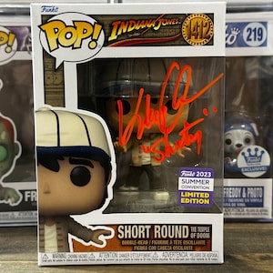 Funko Pop 1412 – Indiana Jones – Short Round The Temple of Doom - Super Rare - Free Protector - Free Shipping
