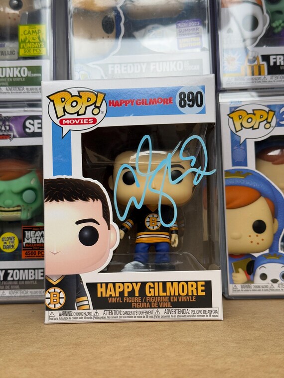 Funko Pop 890 – Happy Gilmore – HAPPY GILMORE Signed With COA - Etsy Israel