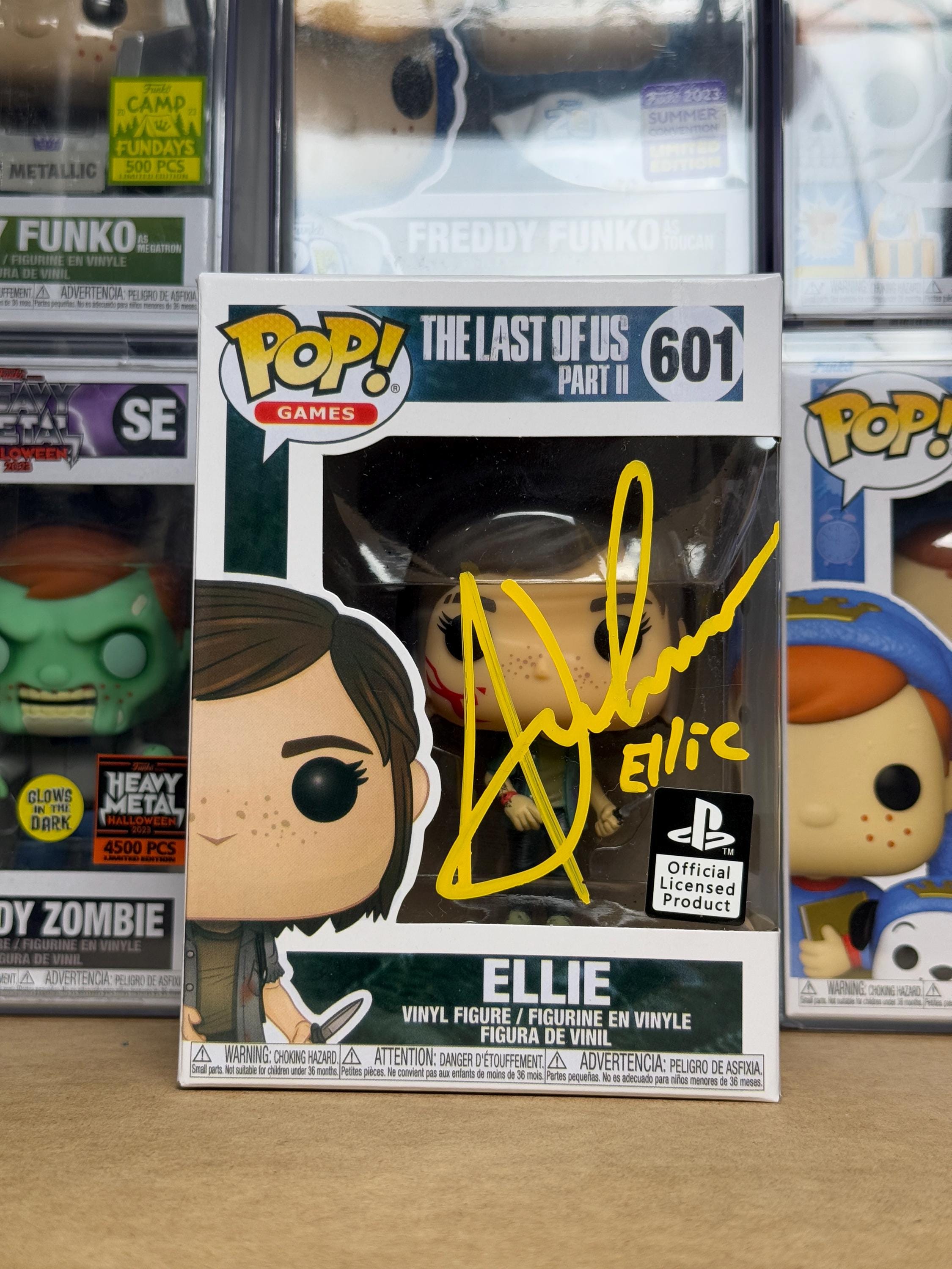 Funko Pop! the Last of Us Part 2 - Ellie #601 Signed by