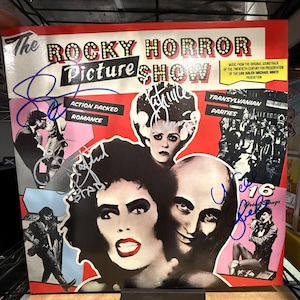 The Rocky Horror Picture Show Soundtrack, Rocky Horror Picture Show Vinyl, Signed Vinyl, Autographed Record, Rocky Horror Picture Autograph