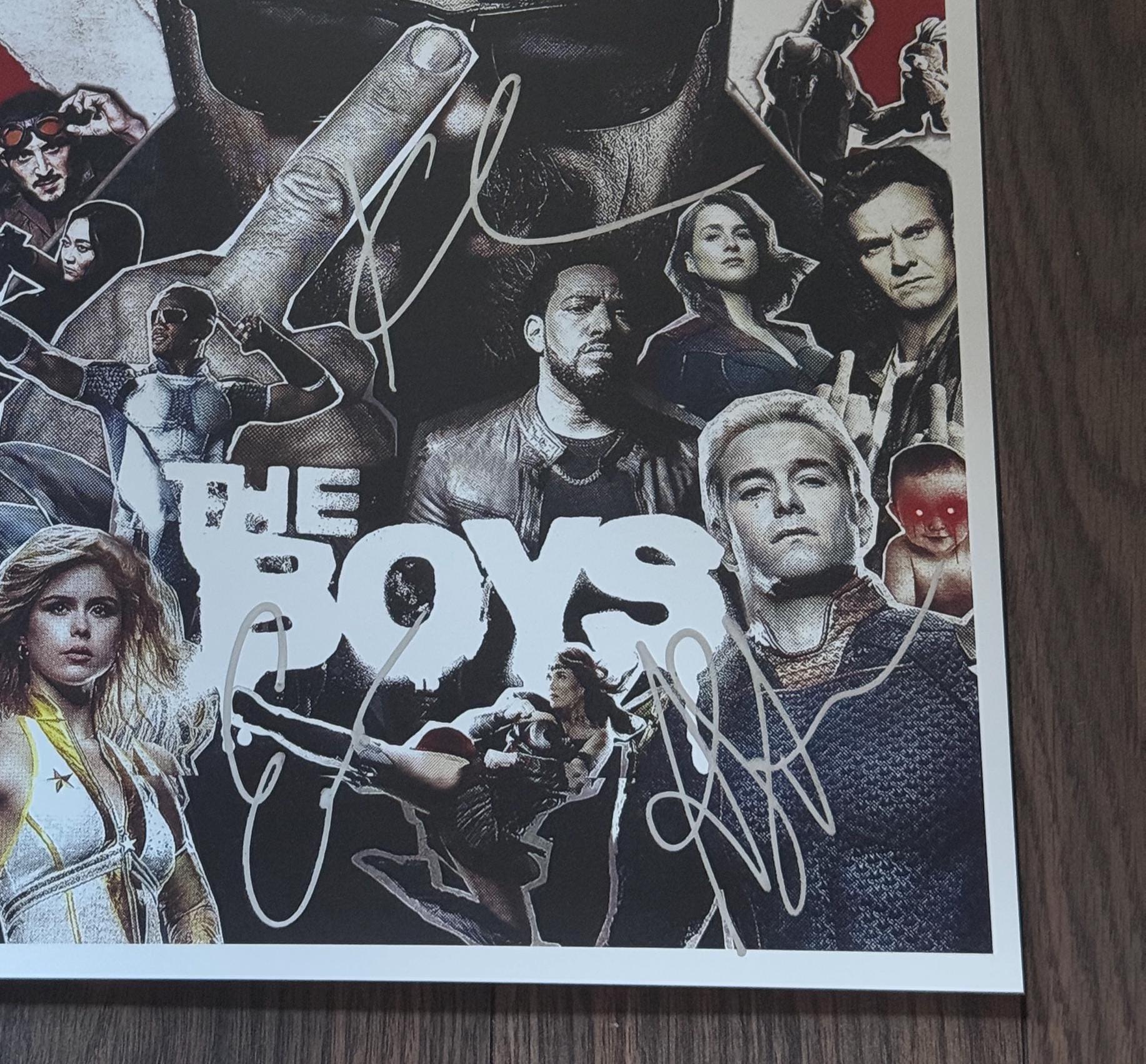 FreenBecky直筆サイン入りポスター ザ・ボーイズ 直筆サイン入り映画ポスター：カール・アーバン