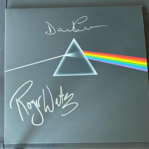 Pink Floyd – The DARK SIDE Of The MOON, Pink Floyd Vinyl, Pink Floyd Fan Gift, Pink Floyd Signed Vinyl, Pink Floyd Autographed