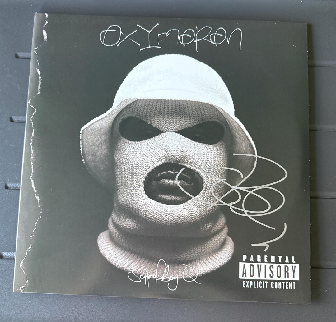 Signed Schoolboy Q Vinyl OXYMORON, Authentic COA Etsy
